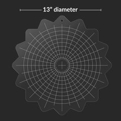 Tools Stampwheel 2.0 - Radial Grid Flip Plate