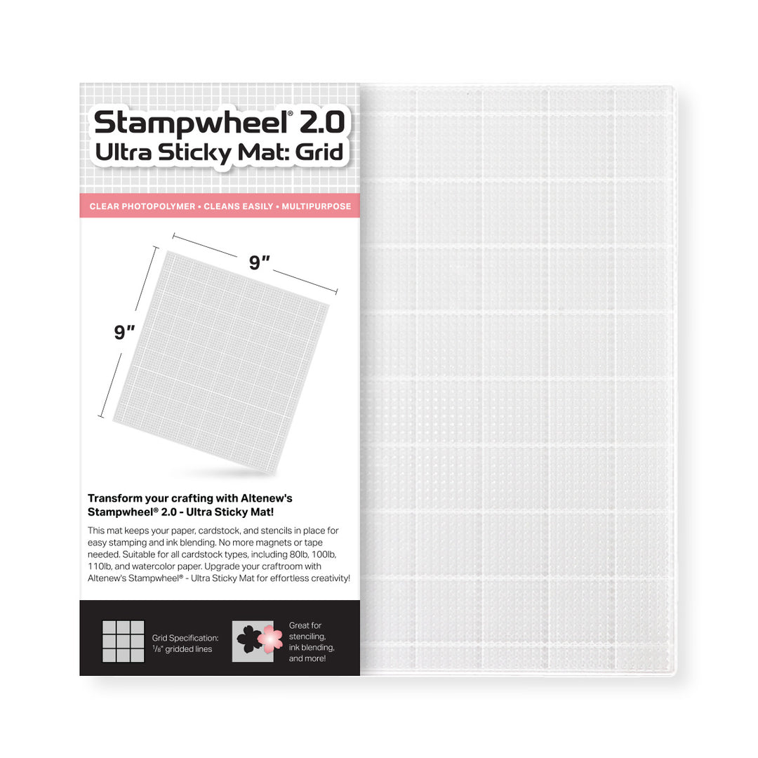 Tools Stampwheel 2.0 - Ultra Sticky Mat: Grid