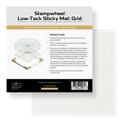 Tools Stampwheel - Low Tack Sticky Mat: Grid