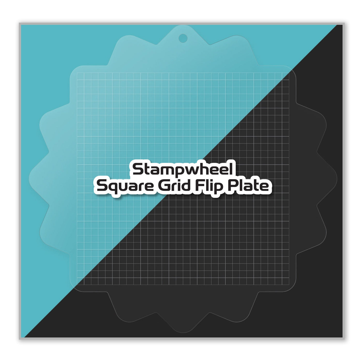 Tools Stampwheel - Square Grid Flip Plate