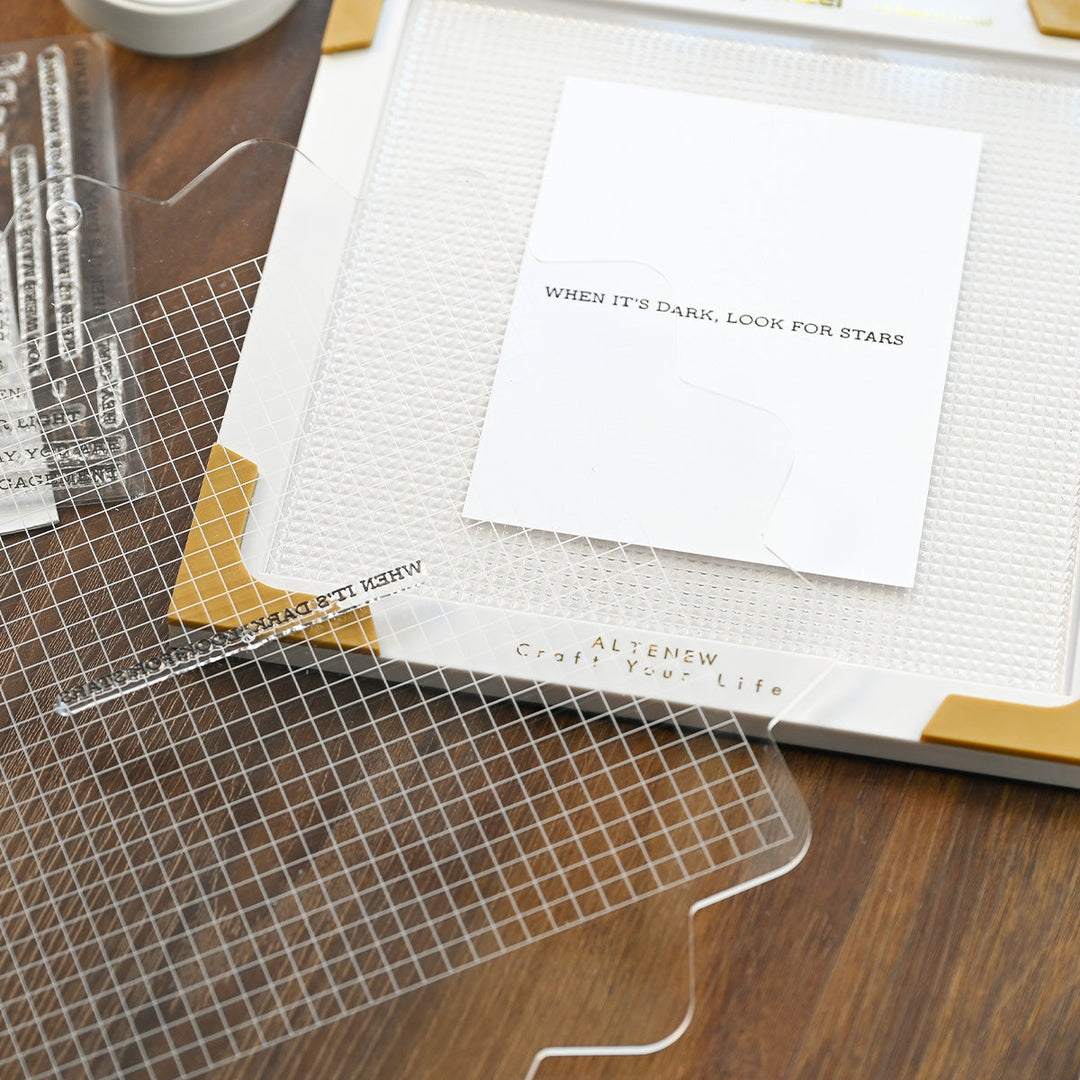 Tools Stampwheel - Square Grid Flip Plate