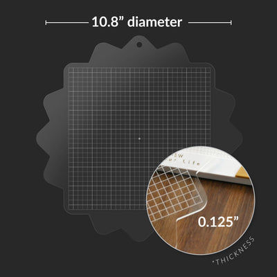 Tools Stampwheel - Square Grid Flip Plate