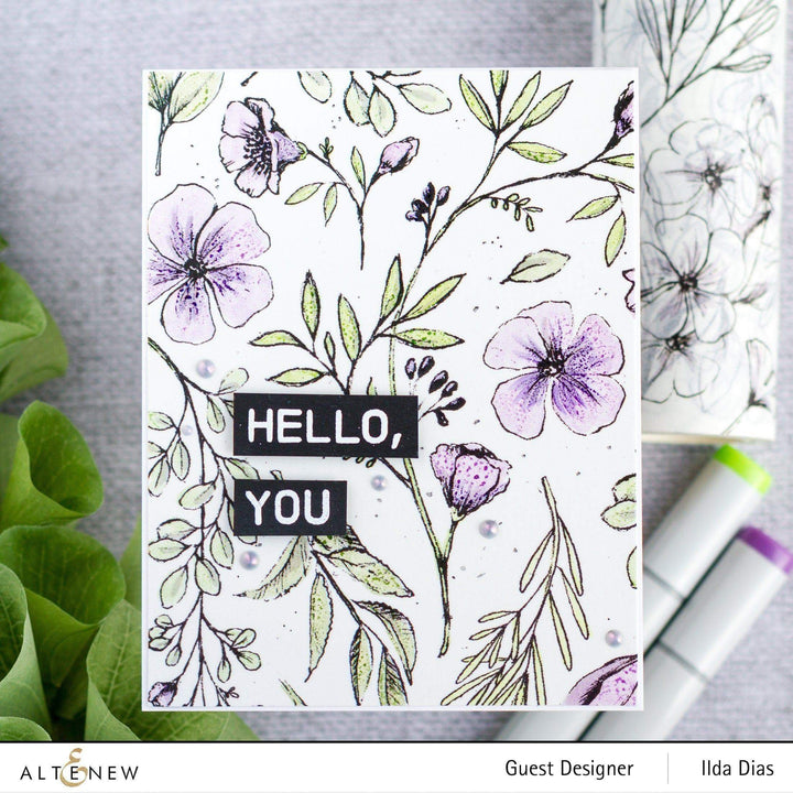 Washi Tapes Botanical Rhapsody Wide Washi Tape