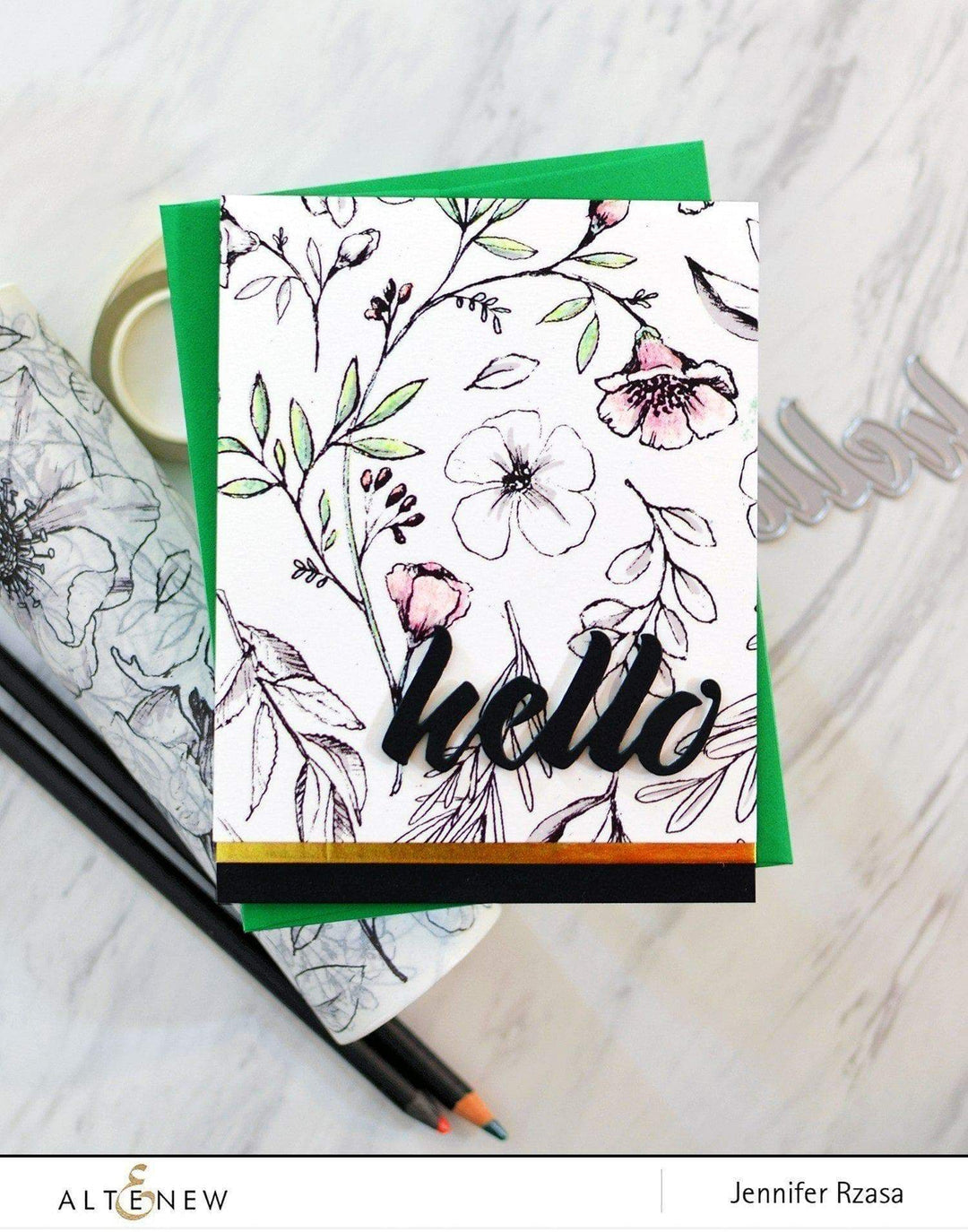 Washi Tapes Botanical Rhapsody Wide Washi Tape
