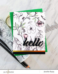 Washi Tapes Botanical Rhapsody Wide Washi Tape