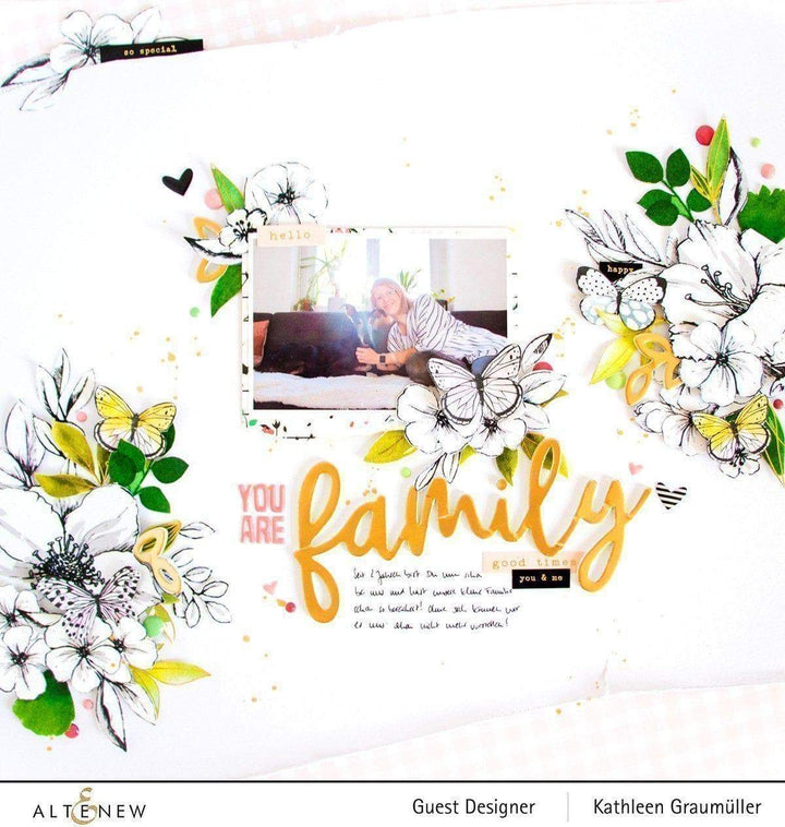 Washi Tapes Botanical Rhapsody Wide Washi Tape
