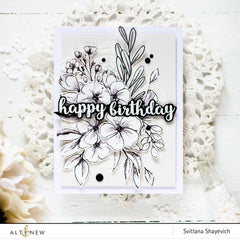 Washi Tapes Botanical Rhapsody Wide Washi Tape