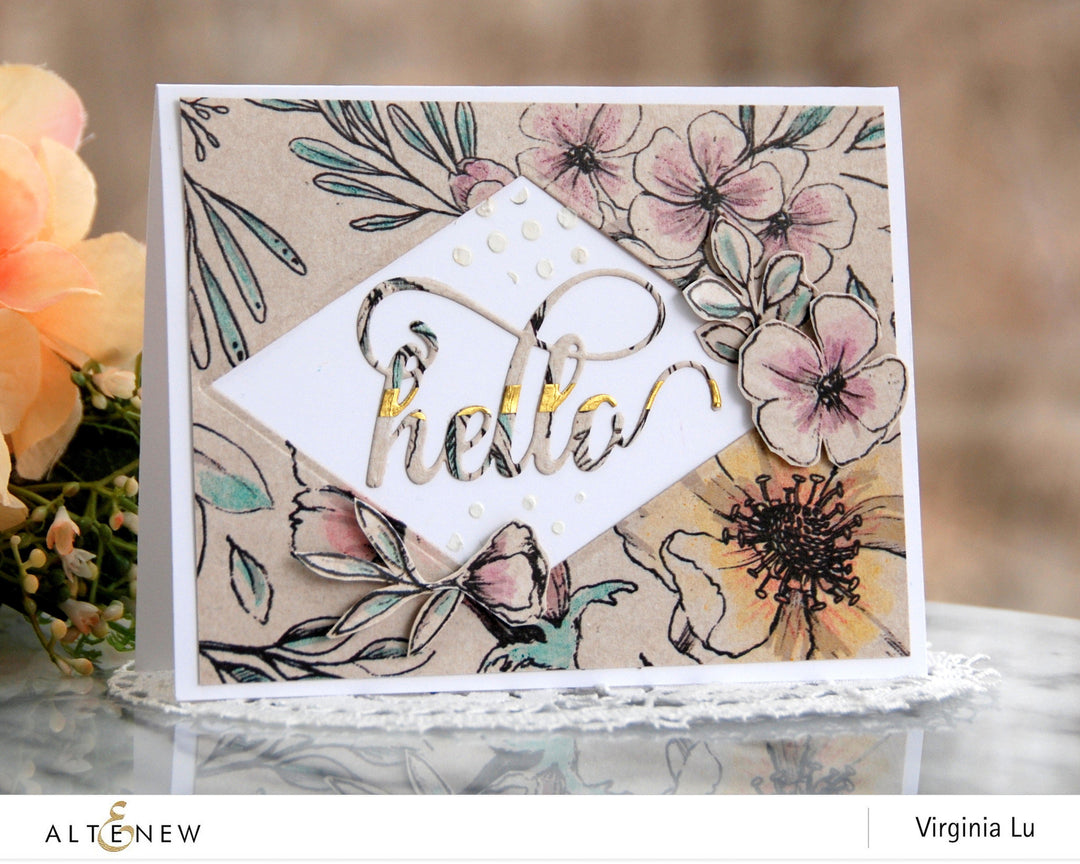 Washi Tapes Botanical Rhapsody Wide Washi Tape