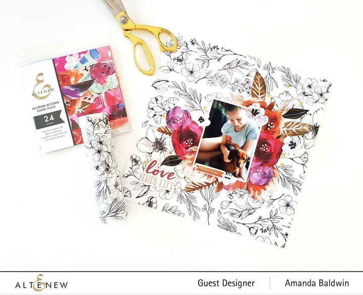 Washi Tapes Botanical Rhapsody Wide Washi Tape