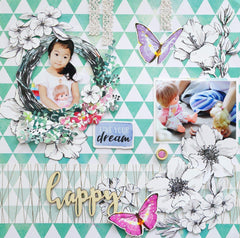Washi Tapes Botanical Rhapsody Wide Washi Tape
