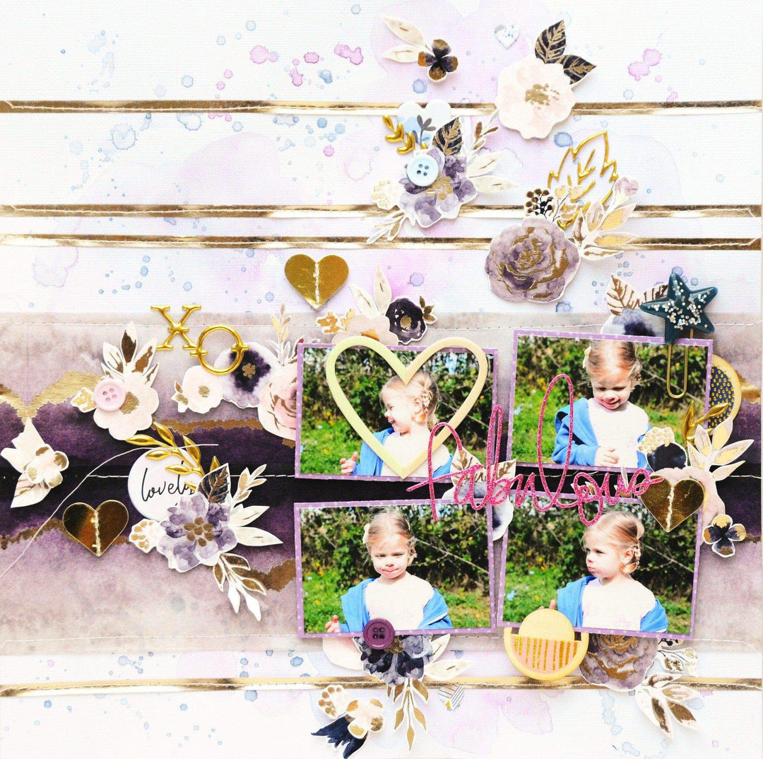 Washi Tapes Glitter Flurries Wide Washi Tape