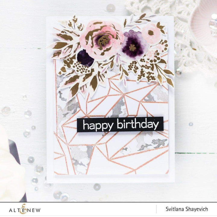 Washi Tapes Glitter Flurries Wide Washi Tape