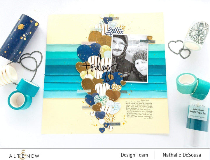 Washi Tapes Gold Foil 1 inch Washi Tape