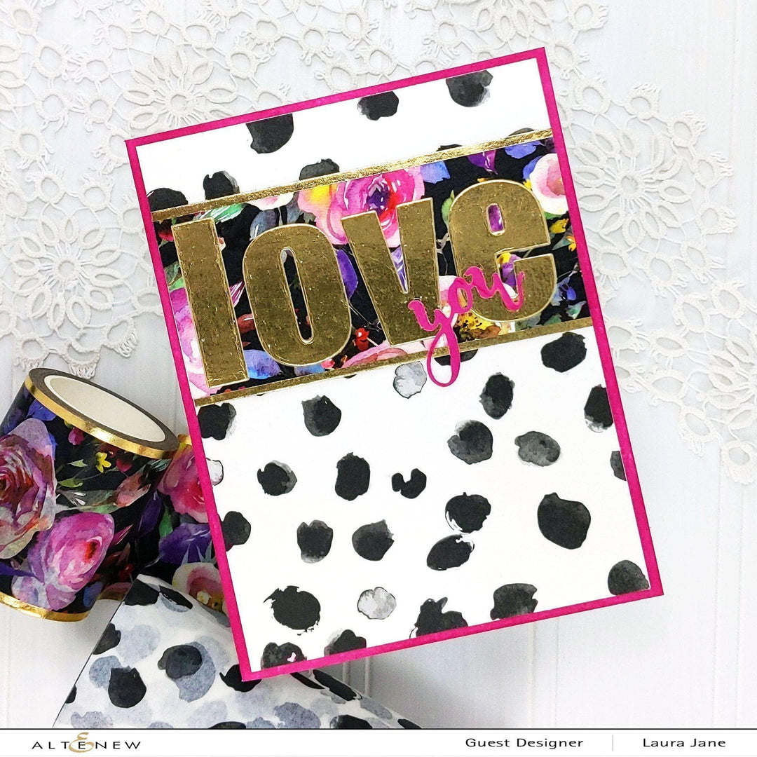 Washi Tapes Gold Foil 1 inch Washi Tape