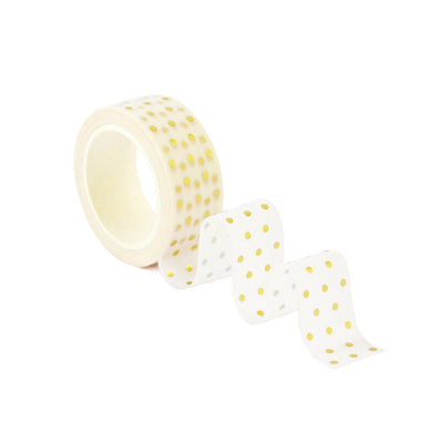 Washi Tapes Gold Foil Polka Dot Washi Tape