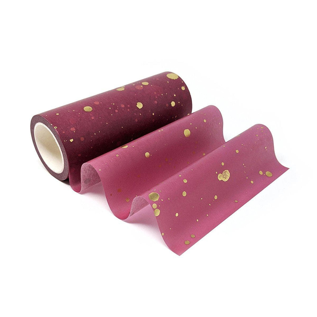 Washi Tapes Gold Splatter Cosmic Berry Wide Washi Tape