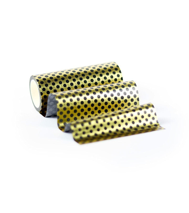 Washi Tapes Golden Dots Wide Washi Tape