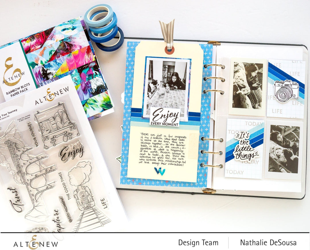 Washi Tapes Lapis Lazuli Slim Washi Tape Set