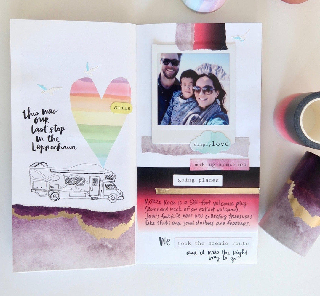 Washi Tapes Red Ombre Washi Tape