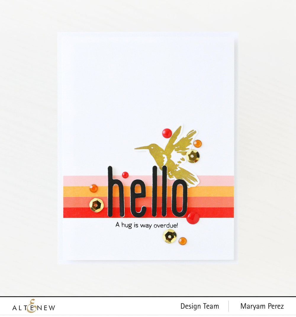 Washi Tapes Red Sunset Slim Washi Tape Set