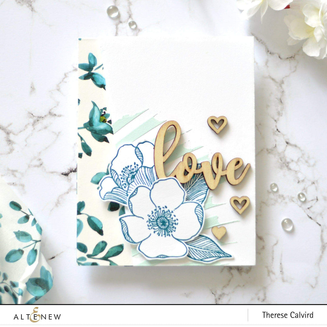 Washi Tapes Teal Shadow Wide Washi Tape