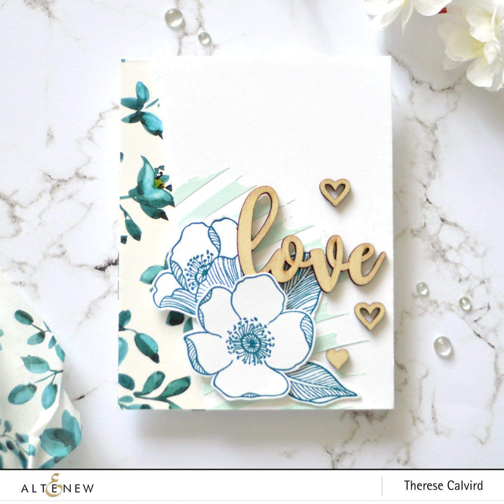 Washi Tapes Teal Shadow Wide Washi Tape