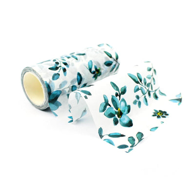 Washi Tapes Teal Shadow Wide Washi Tape