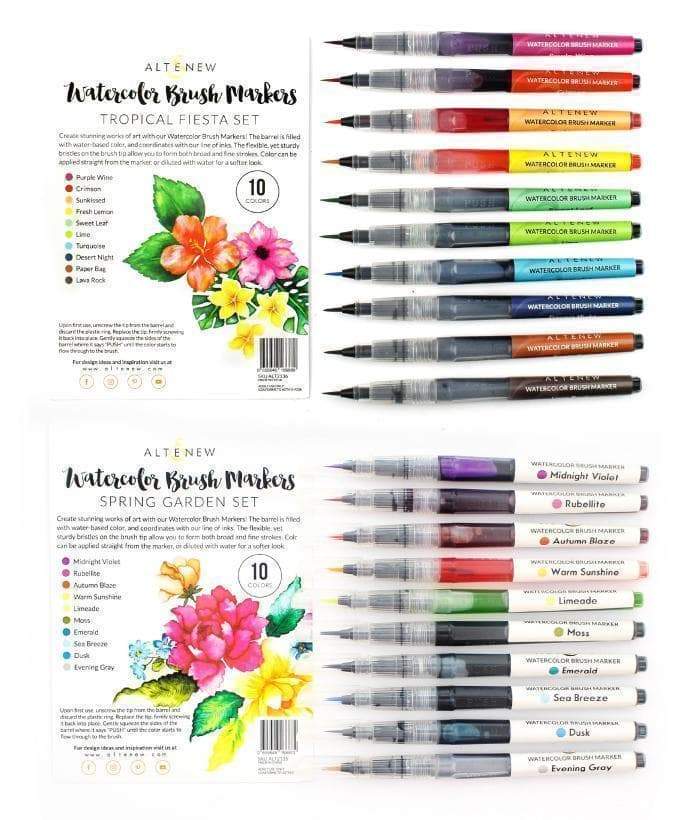 Water-based Marker Bundle Spring & Summer Watercolor Marker Bundle