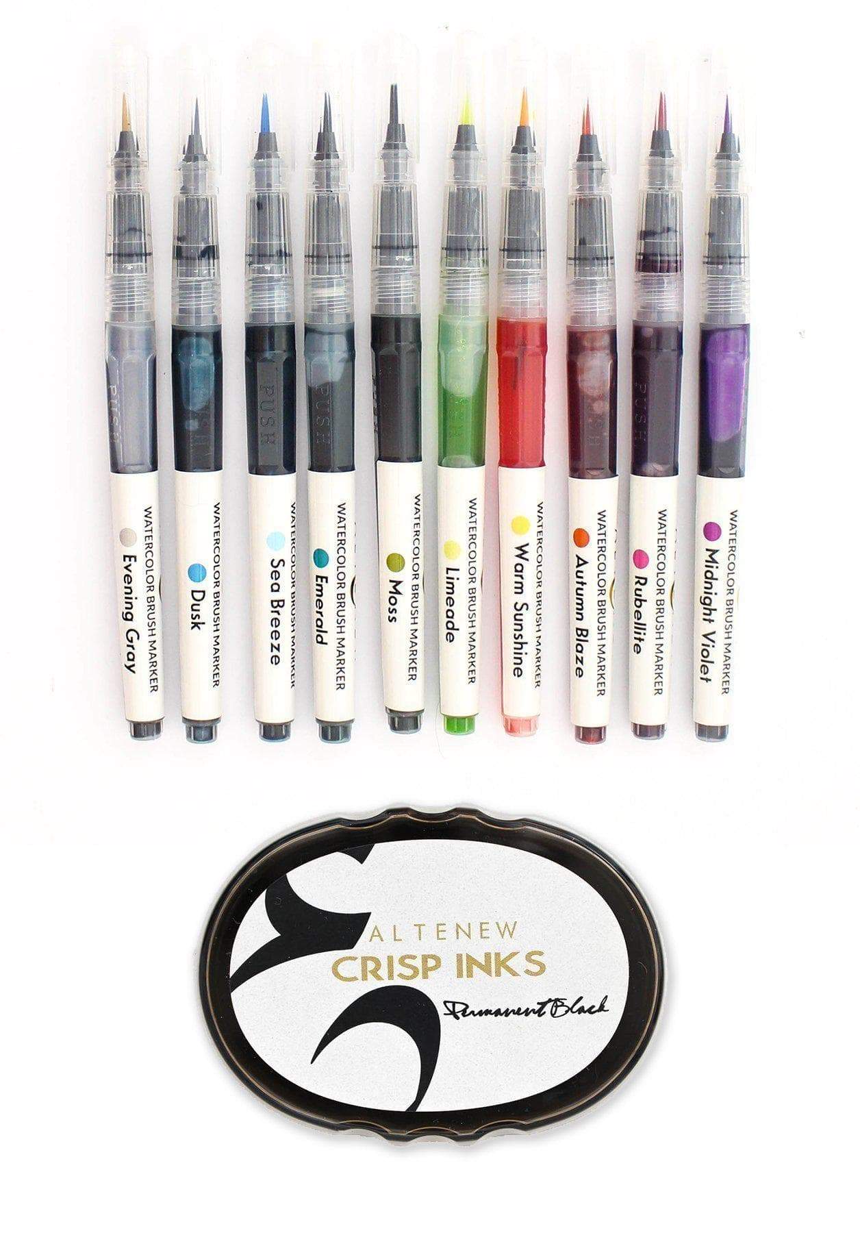 Water-based Marker Bundle Spring Watercolor Brush Marker Basics Bundle