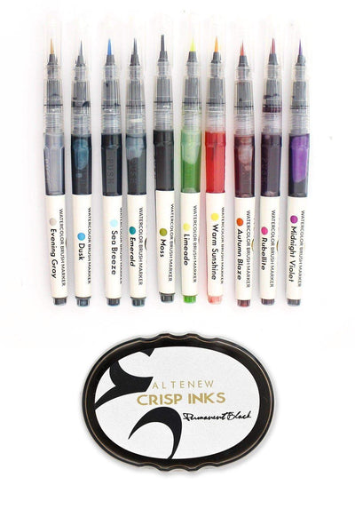 Water-based Marker Bundle Spring Watercolor Brush Marker Basics Bundle