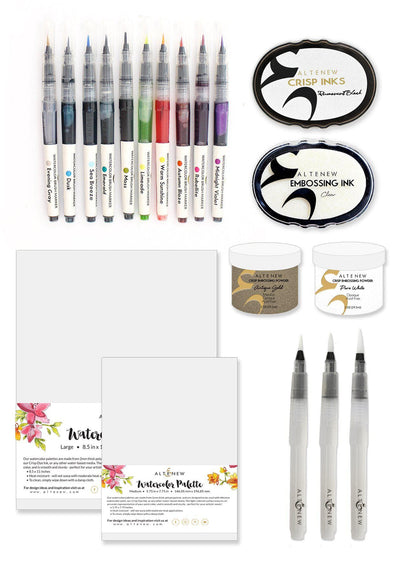 Water-based Marker Bundle Super Watercolor Brush Marker Starter Bundle
