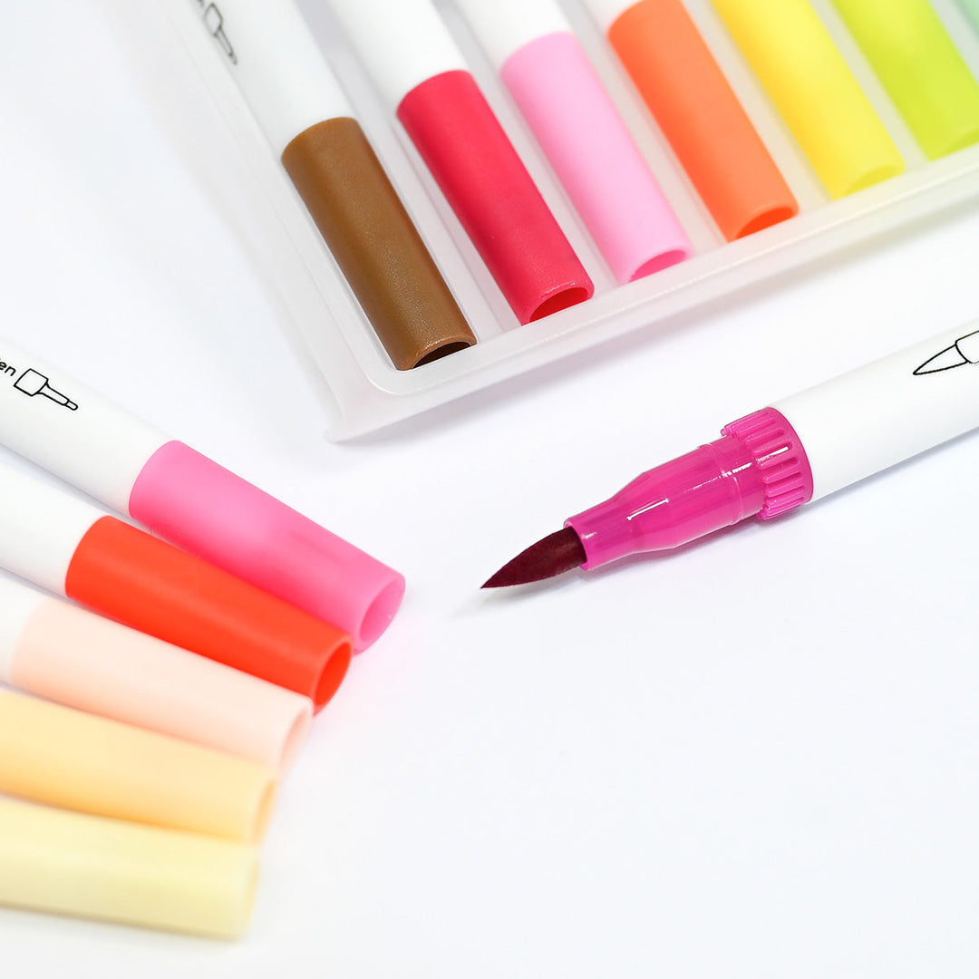 Water-based Markers Tahitian Terrace Dual Tip Pens (Water-based)