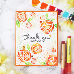 Water-based Markers Watercolor Brush Markers - Tropical Fiesta Set
