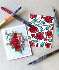 Water-based Markers Watercolor Brush Markers - Winter Wonderland Set