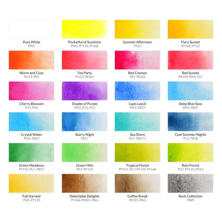 Watercolor Artists' Watercolor 24 Pan Set