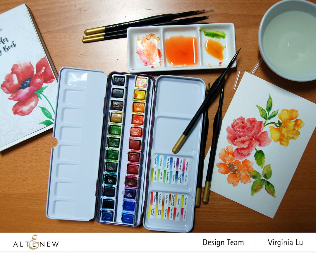 Watercolor Artists' Watercolor 24 Pan Set