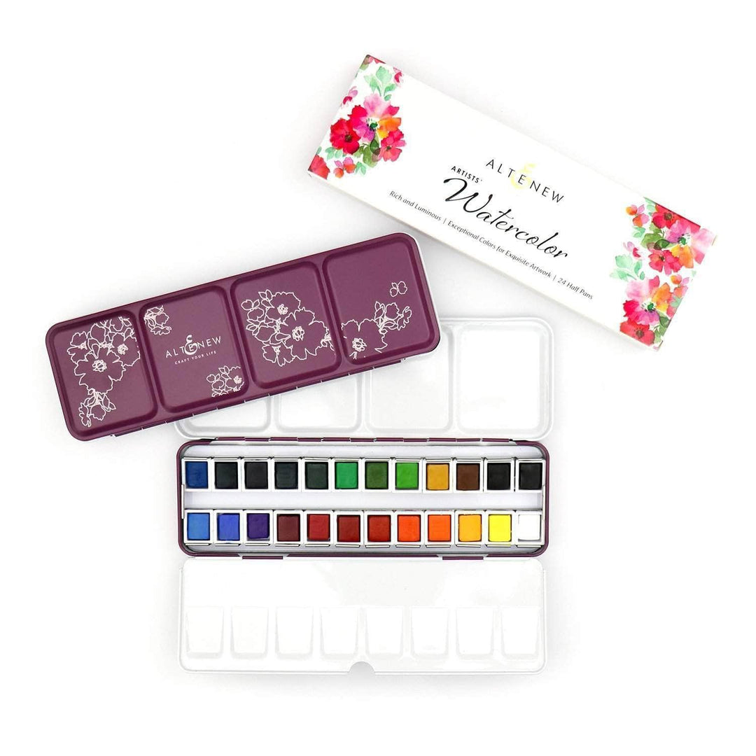 Watercolor Artists' Watercolor 24 Pan Set