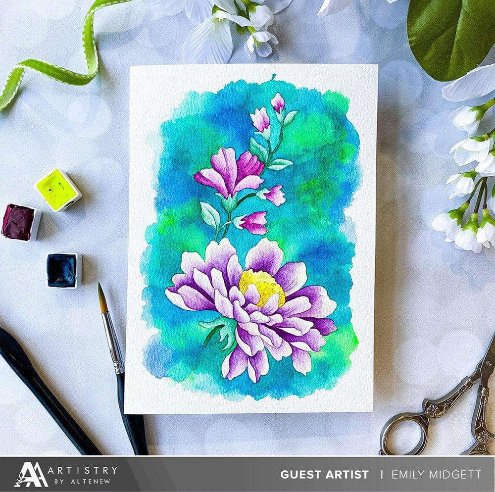 Watercolor Artists' Watercolor Tube - Dark Cyan - (PB.17/PG.7)