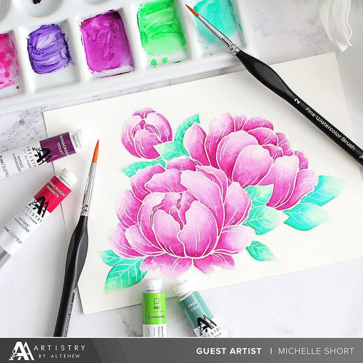 Watercolor Artists' Watercolor Tube - Dark Cyan - (PB.17/PG.7)