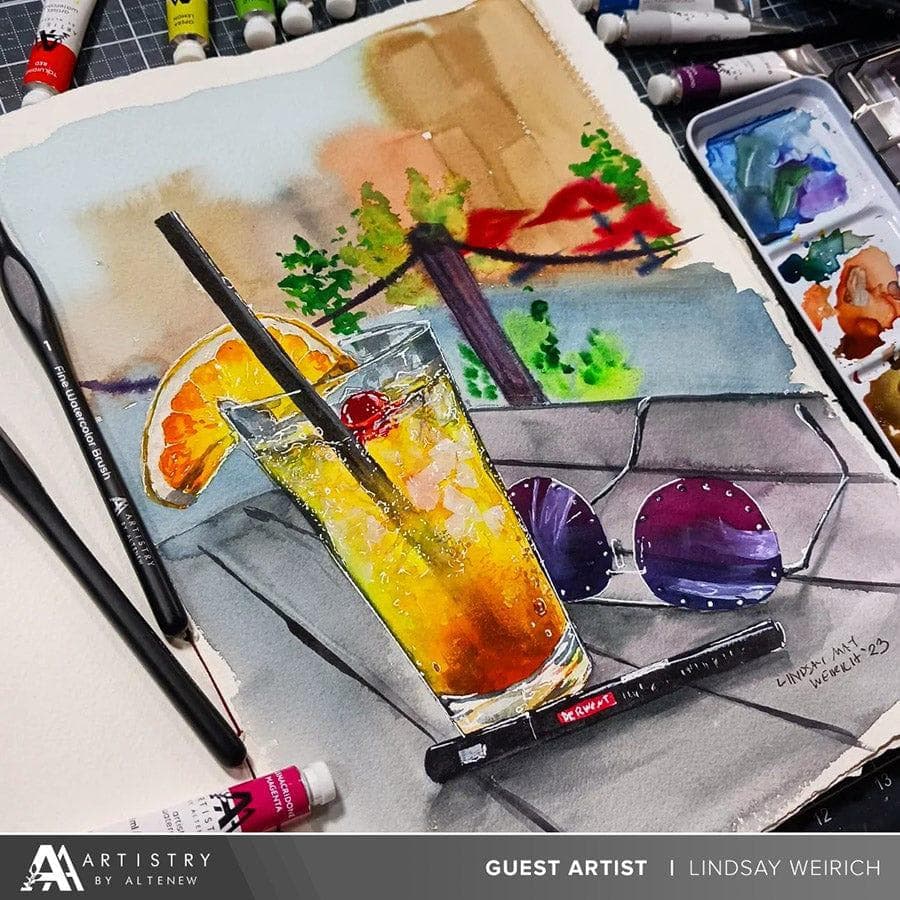 Watercolor Artists' Watercolor Tube - Opera Lemon - (C.I.PY.135)