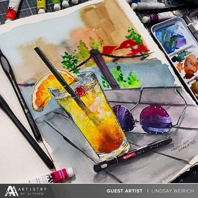 Watercolor Artists' Watercolor Tube - Opera Lemon - (C.I.PY.135)
