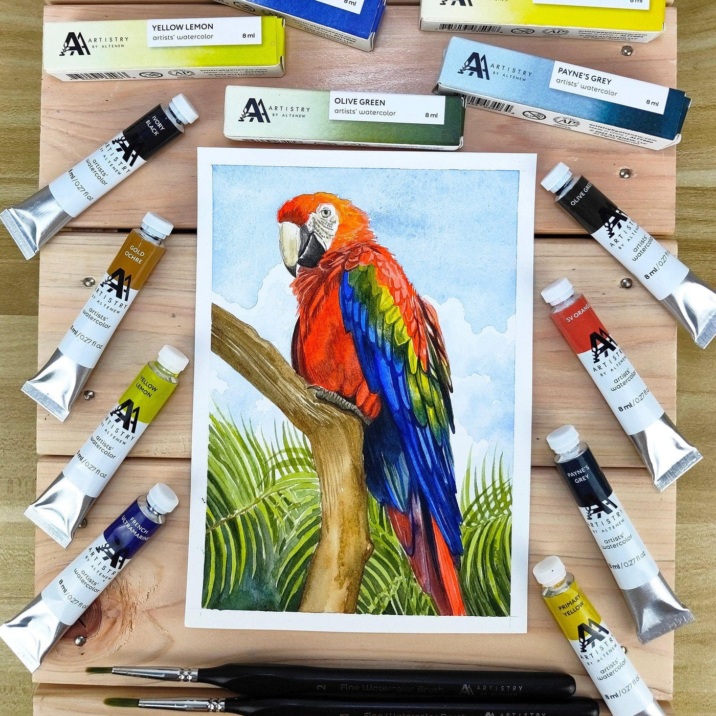 Watercolor Artists' Watercolor Tube - Opera Lemon - (C.I.PY.135)