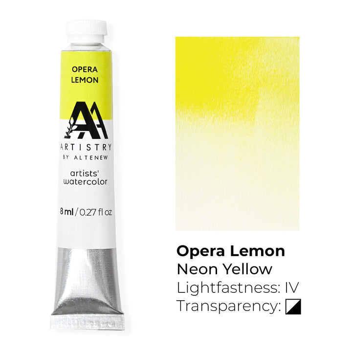 Watercolor Artists' Watercolor Tube - Opera Lemon - (C.I.PY.135)