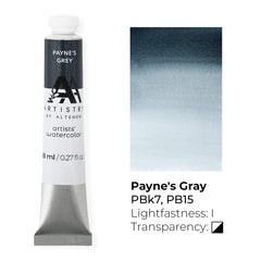 Watercolor Artists' Watercolor Tube - Payne's Grey