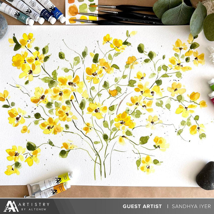 Watercolor Artists' Watercolor Tube - Permanent Yellow Deep - (PY.65)