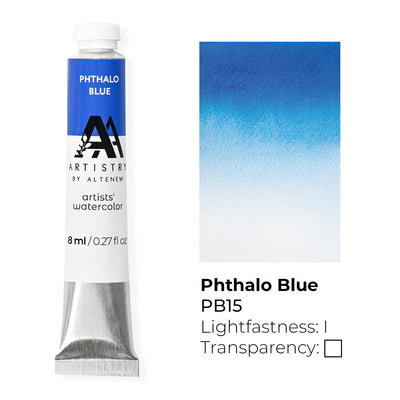 Watercolor Artists' Watercolor Tube - Phthalo Blue (PB.15)