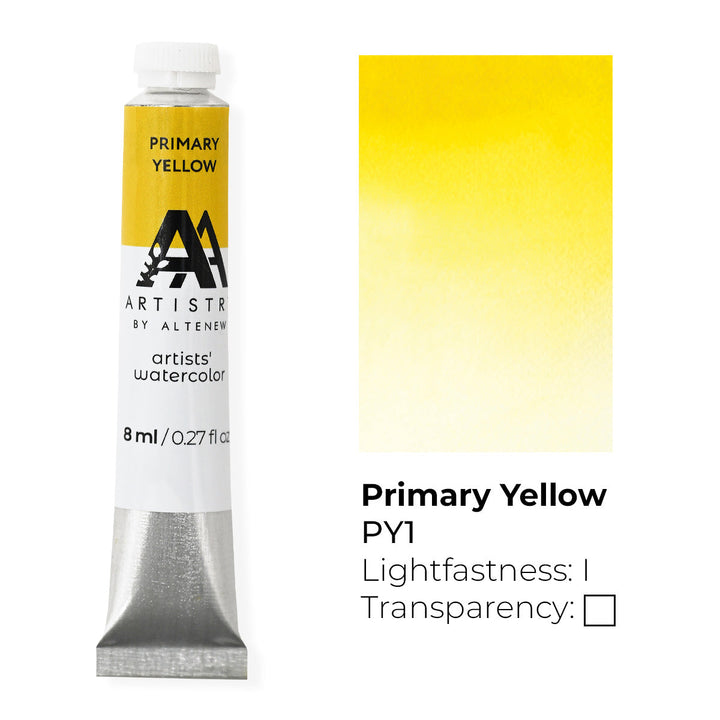 Watercolor Artists' Watercolor Tube - Primary Yellow