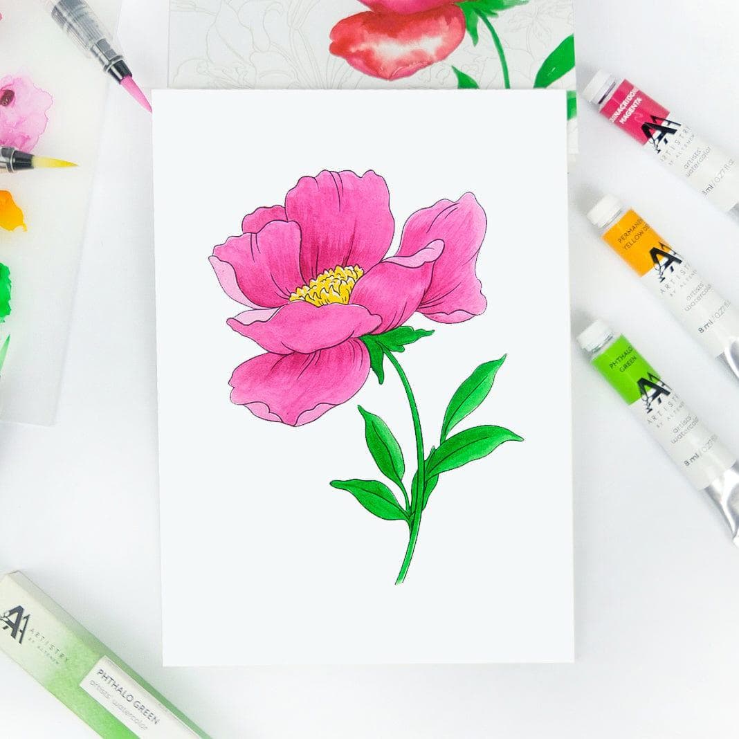 Watercolor Artists' Watercolor Tube - Quinacridone Magenta - (PR.122)