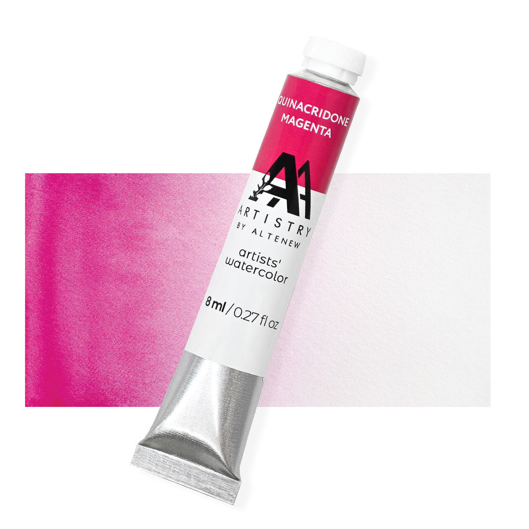 Watercolor Artists' Watercolor Tube - Quinacridone Magenta - (PR.122)