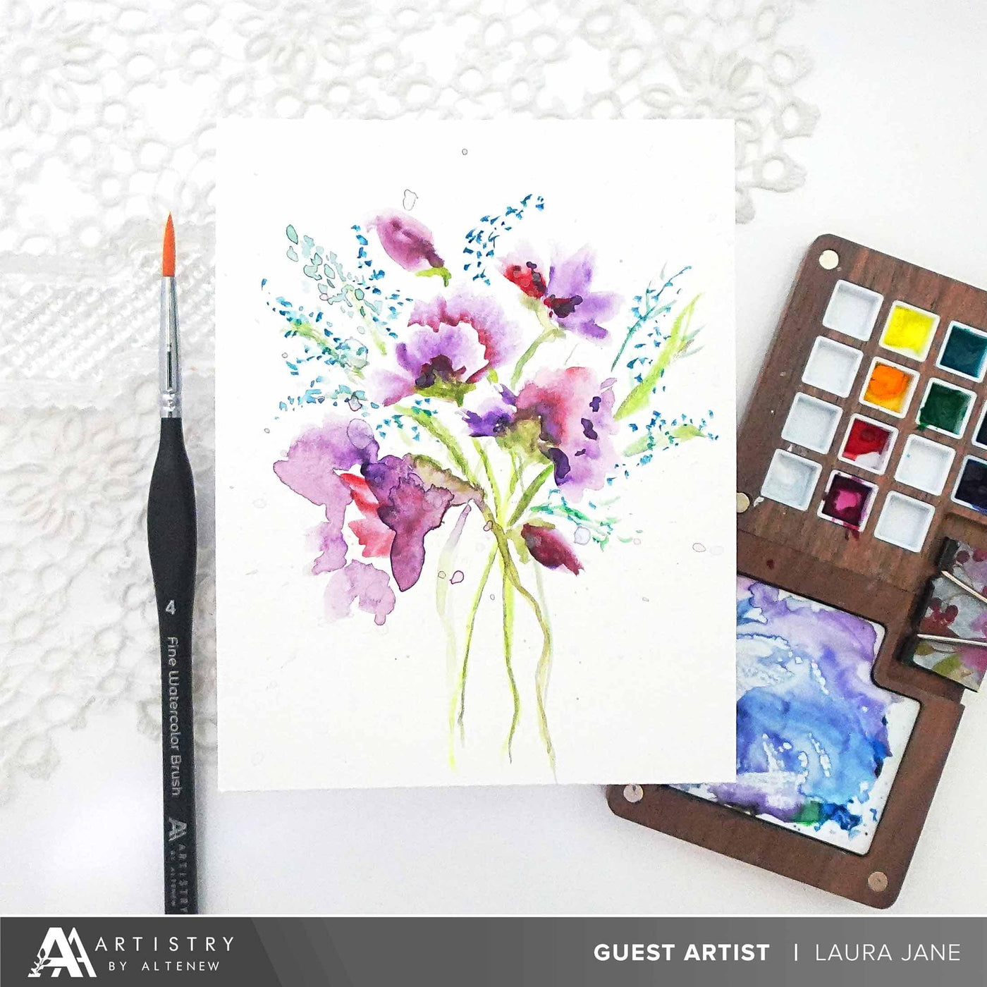 Watercolor Artists' Watercolor Tube - Quinacridone Violet - (PV.19)